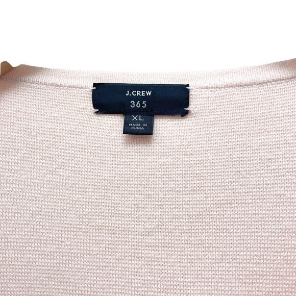 J. Crew 365 Juliette Collarless Long Sweater Blazer Ballet Pink Women’s Size XL - Picture 5 of 11